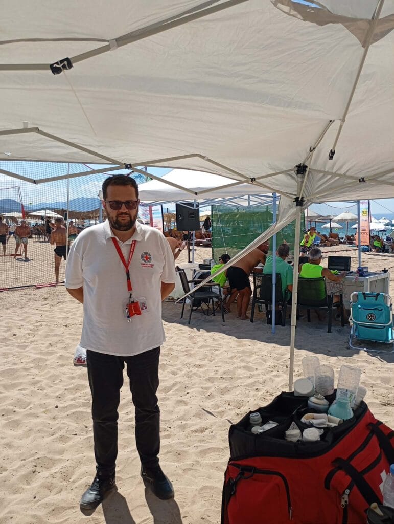  Υγειονομική κάλυψη – 2ο Beach Racket Festival – από το Περιφερειακό Τμήμα Χαλκίδας