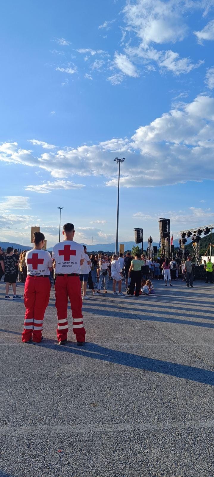Υγειονομική κάλυψη από το Περιφερειακό Τμήμα Ιωαννίνων συναυλίας του Summer Festival με Πωλίνα, Κώστα Μπίγαλη, Σοφία Βόσσου και Μαντώ