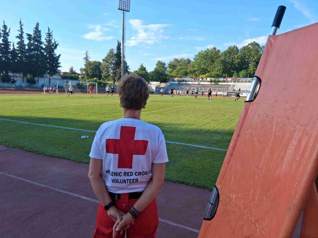 Υγειονομική κάλυψη φιλικού αγώνα ποδοσφαίρου Παλαιμάχων Πιερικού και Φερεντσβάρος Ουγγαρίας