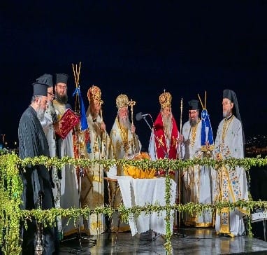 υμμετοχή εθελοντών του Περιφερειακού Τμήματος Μυτιλήνης στην λιτάνευση των Ιερών Λειψάνων & Ιερών Εικόνων των Αγίων της Λέσβου