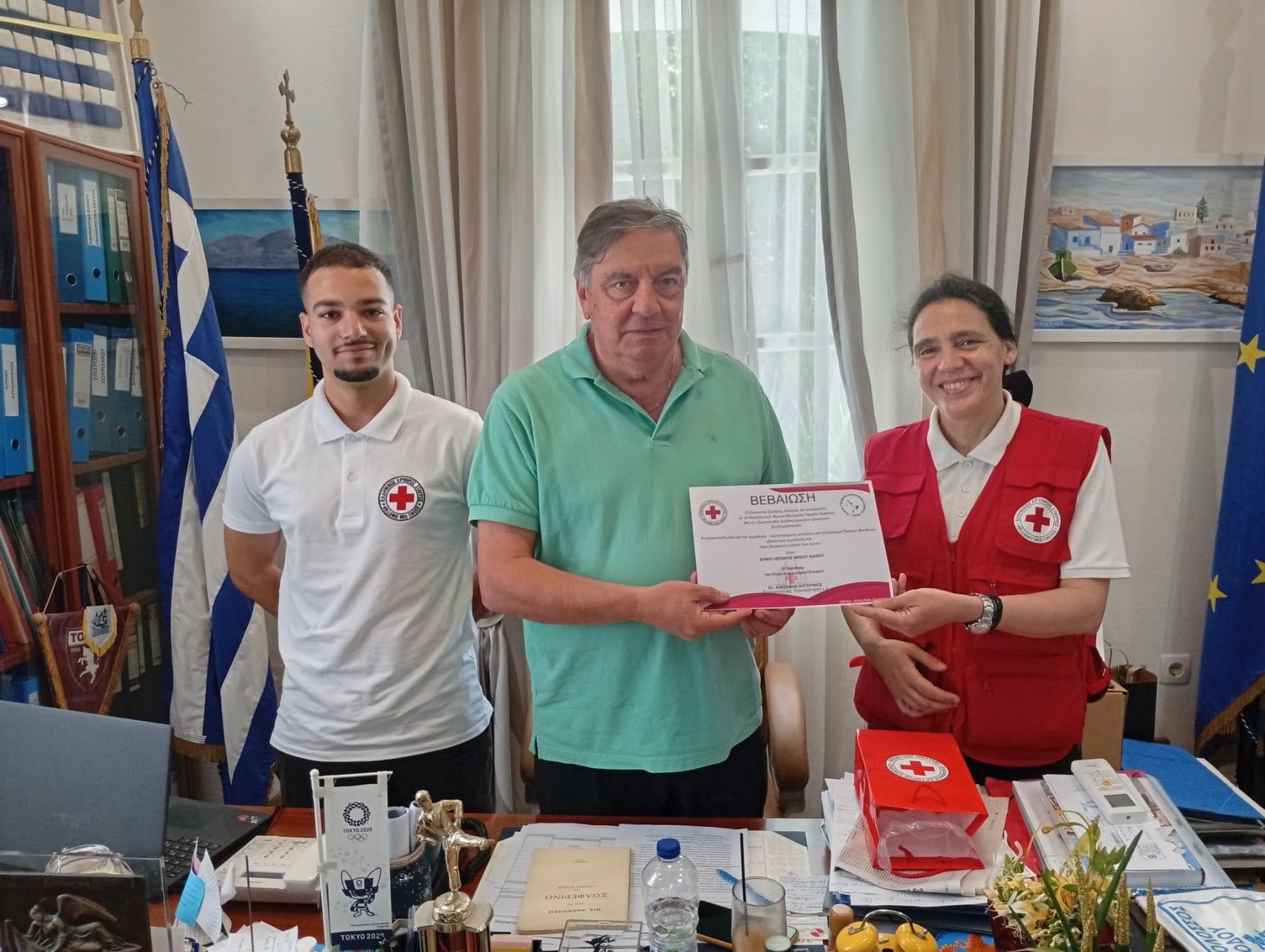 Ο Ελληνικός Ερυθρός Σταυρός υλοποίησε μεγάλη εθελοντική αιμοδοσία στην ακριτική Κάσο