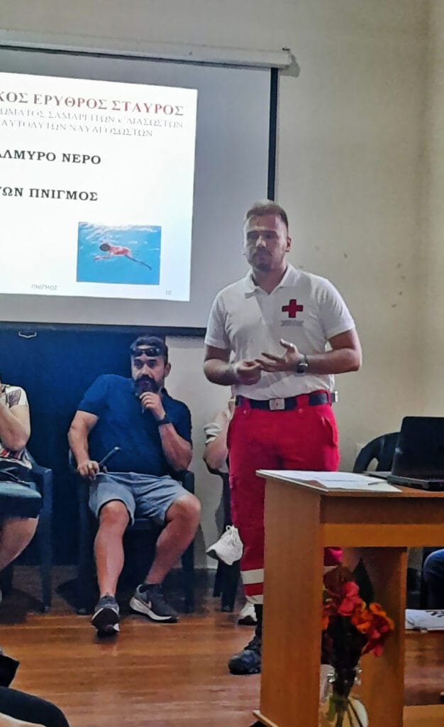 Πρώτες βοήθειες σε υγρό στοιχείο από το Περιφερειακό Τμήμα Χανίων