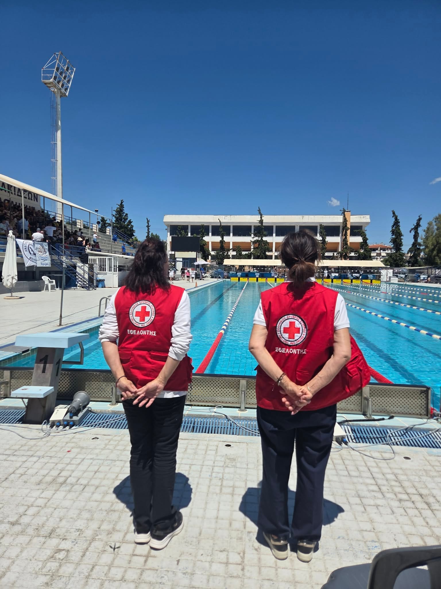 Υγειονομική κάλυψη αγώνων κολύμβησης - Περιφερειακό Πρωτάθλημα - από το Περιφερειακό Τμήμα Χαλκίδας