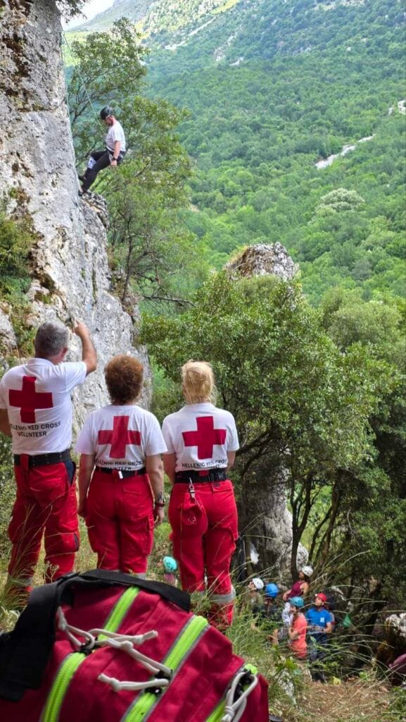Yγειονομική κάλυψη από το Περιφερειακό Τμήμα Ιωαννίνων του 5ου Πανελλήνιου Πρωταθλήματος Αναρρίχησης Βράχου