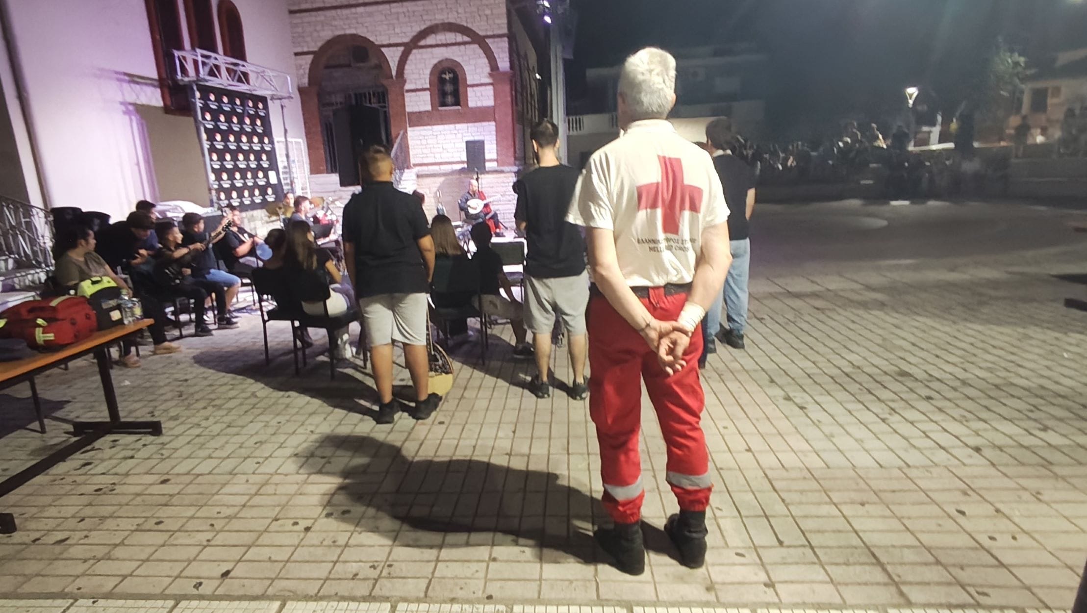 Υγειονομική κάλυψη Μαθητικής Συναυλίας, από το Σώμα Εθελοντών Σαμαρειτών, Διασωστών και Ναυαγοσωστών του Περιφερειακού Τμήματος Κατερίνης