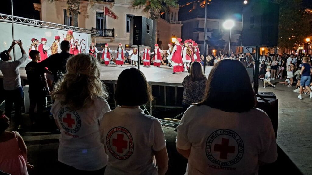 Υγειονομική κάλυψη της ετήσιας εκδήλωσης της Σχολής Χορού «Τάτσης» από το Περιφερειακό Τμήμα Ναυπλίου