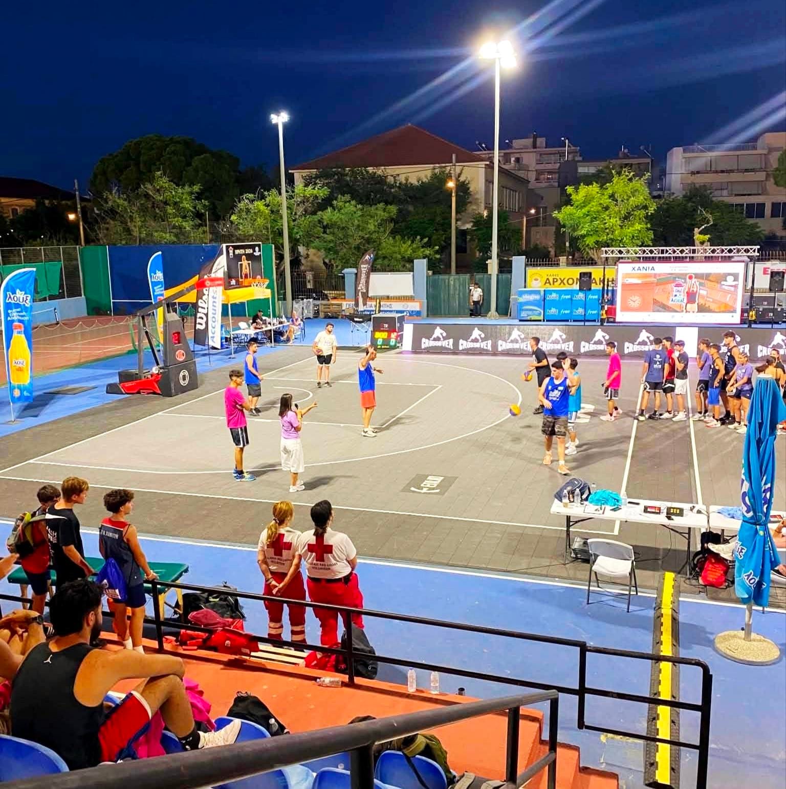 Υγειονομική κάλυψη τουρνουά μπάσκετ 3x3 του Ομίλου Αντισφαίρισης Χανίων από το Περιφερειακό Τμήμα Χανίων