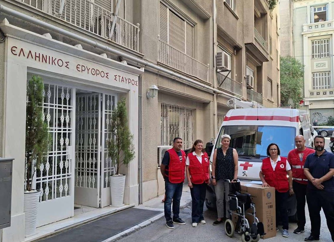 Αποδοχή δωρεάς αναπηρικού αμαξιδίου για την ενίσχυση του έργου της Κινητής Ομάδας Υγείας