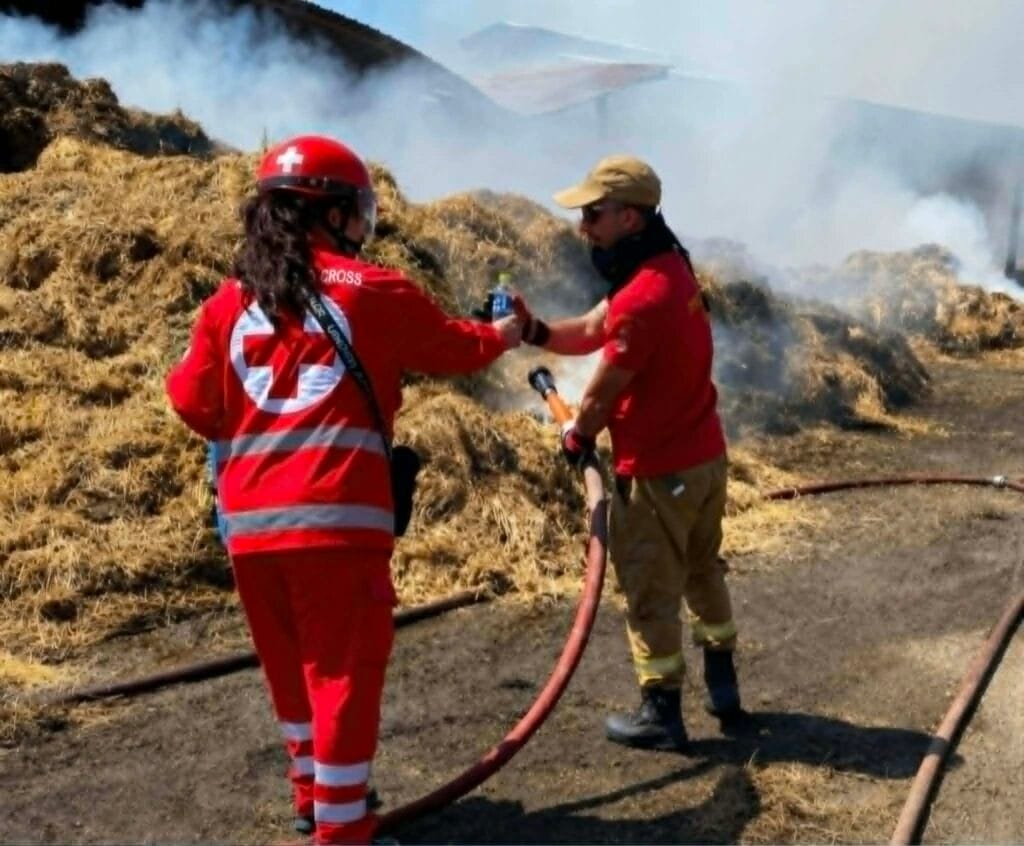 Κινητοποίηση του Περιφερειακού Τμήματος Διδυμοτείχου σε πυρκαγιά κτηνοτροφικής μονάδας