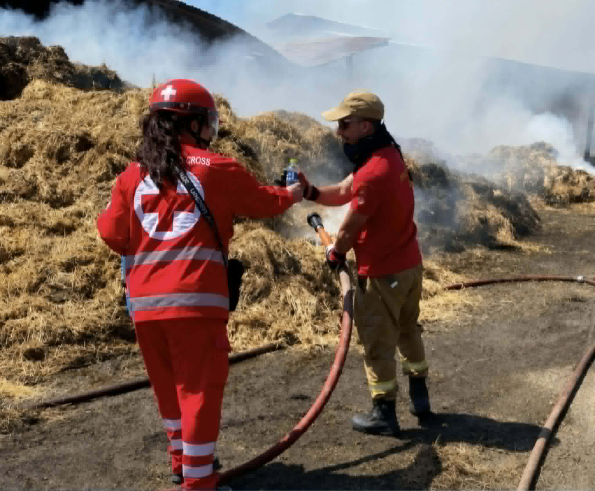 Κινητοποίηση του Περιφερειακού Τμήματος Διδυμοτείχου σε πυρκαγιά κτηνοτροφικής μονάδας
