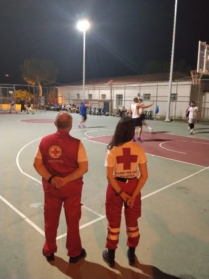 Υγειονομική κάλυψη του Μπασκετικού Τουρνουά στο Φάρο Αυλίδας από το Περιφερειακό Τμήμα Χαλκίδας