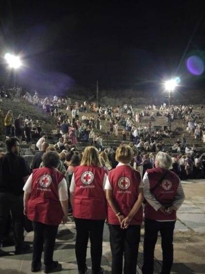 Υγειονομική κάλυψη του 69ου Φεστιβάλ Φιλίππων στο Αρχαίο Θέατρο από το Περιφερειακό Τμήμα Καβάλας