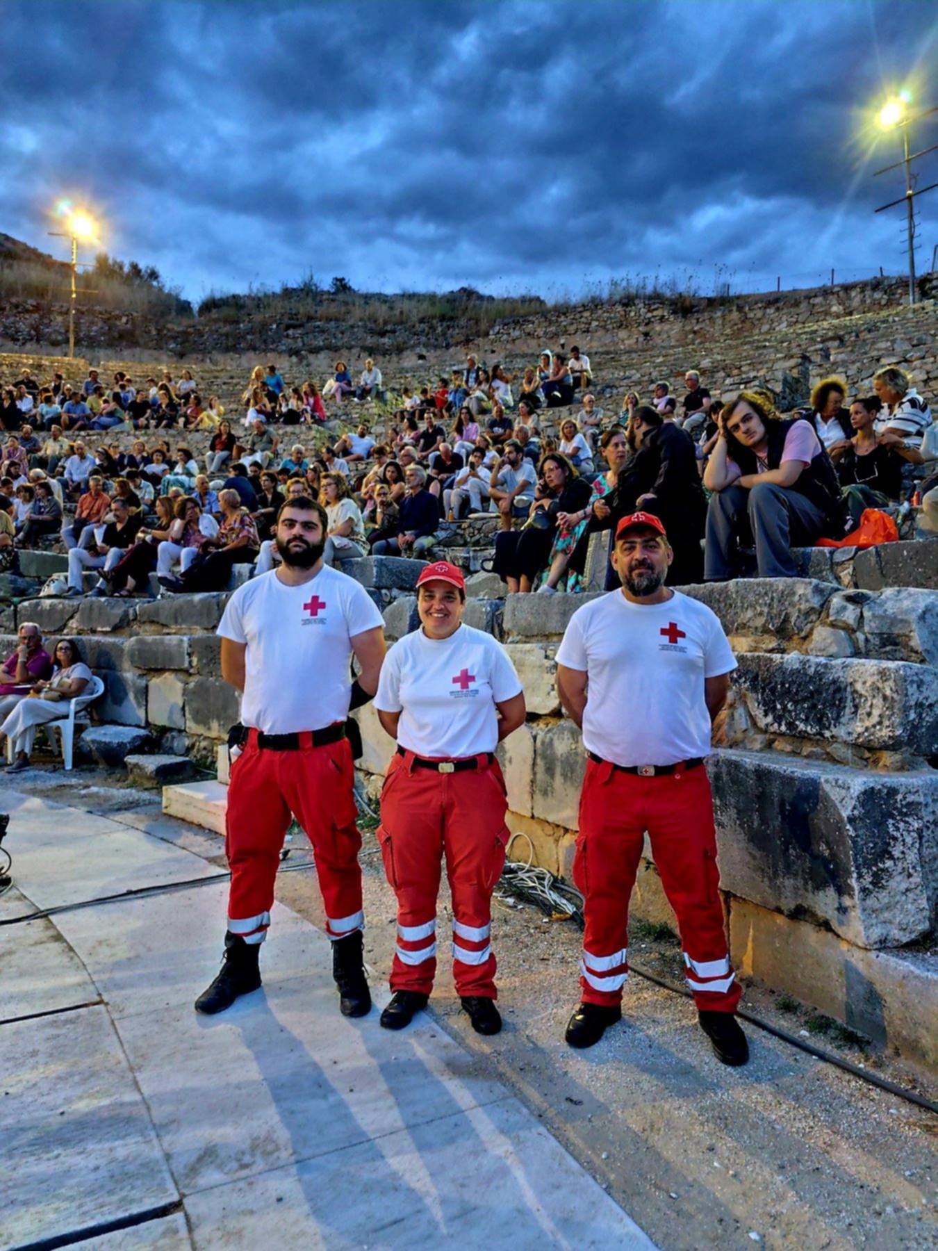 Επιτυχής ολοκλήρωση της υγειονομικής κάλυψης του 69ου Φεστιβάλ Φιλίππων από τον Ελληνικό Ερυθρό Σταυρό Καβάλας