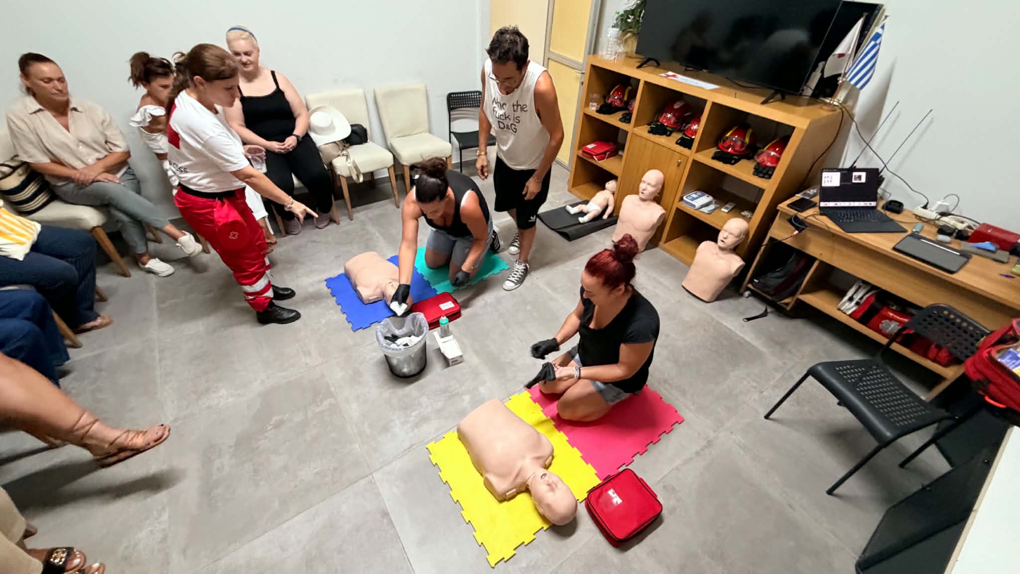 Εκπαίδευση στις Πρώτες Βοήθειες κοινού από το Περιφερειακό Τμήμα Κέρκυρας
