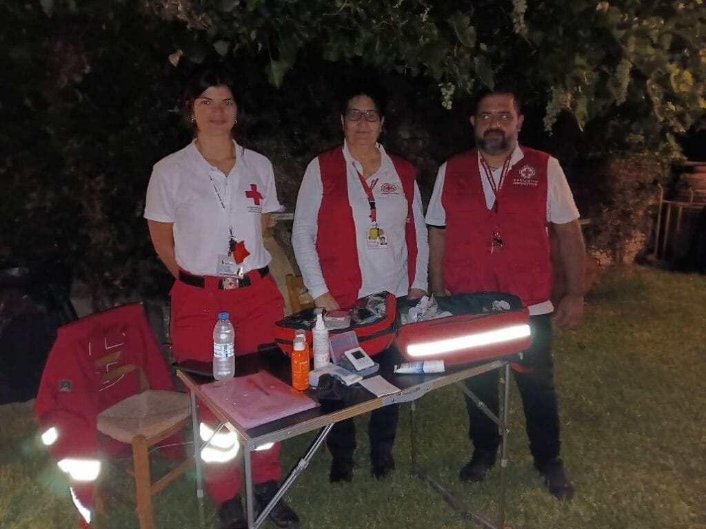 Υγειονομική κάλυψη συναυλίας στην Κύμη από το Περιφερειακό Τμήμα Χαλκίδας