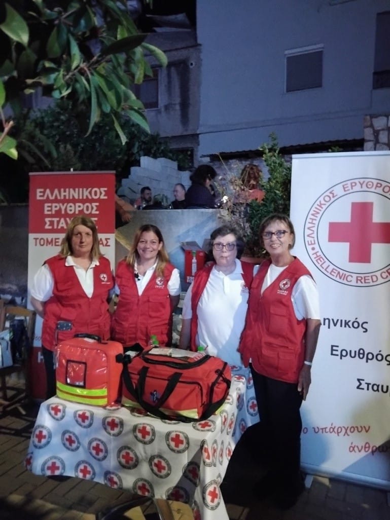 Υγειονομική κάλυψη της Πολιτιστικής Εκδήλωσης του Εμπορικού Συλλόγου Φιλίππων από το Περιφερειακό Τμήμα Καβάλας