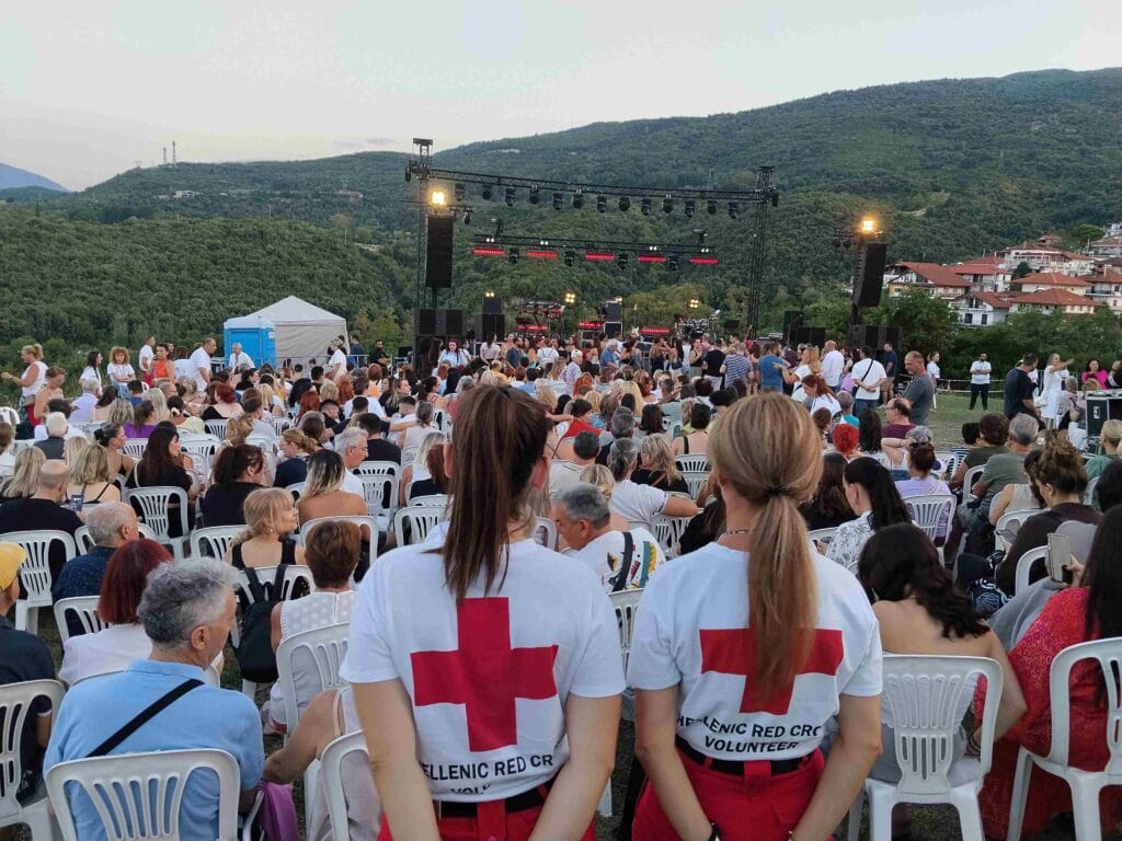 Υγειονομική κάλυψη του “55ου Φεστιβάλ Ολύμπου” από το Περιφερειακό Τμήμα του Ελληνικού Ερυθρού Σταυρoύ Κατερίνης