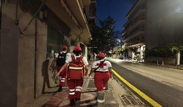 Εκπαιδευτική δράση πεδίου και ασκήσεις επικοινωνίας από το Τμήμα Σαμαρειτών, Διασωστών και Ναυαγοσωστών του Ελληνικού Ερυθρού Σταυρού Πάτρας