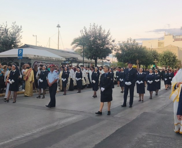 Συμμετοχή στην Ιερά Λιτανεία του Αγίου Ανδρέα από το Περιφερειακό Τμήμα Πάτρας