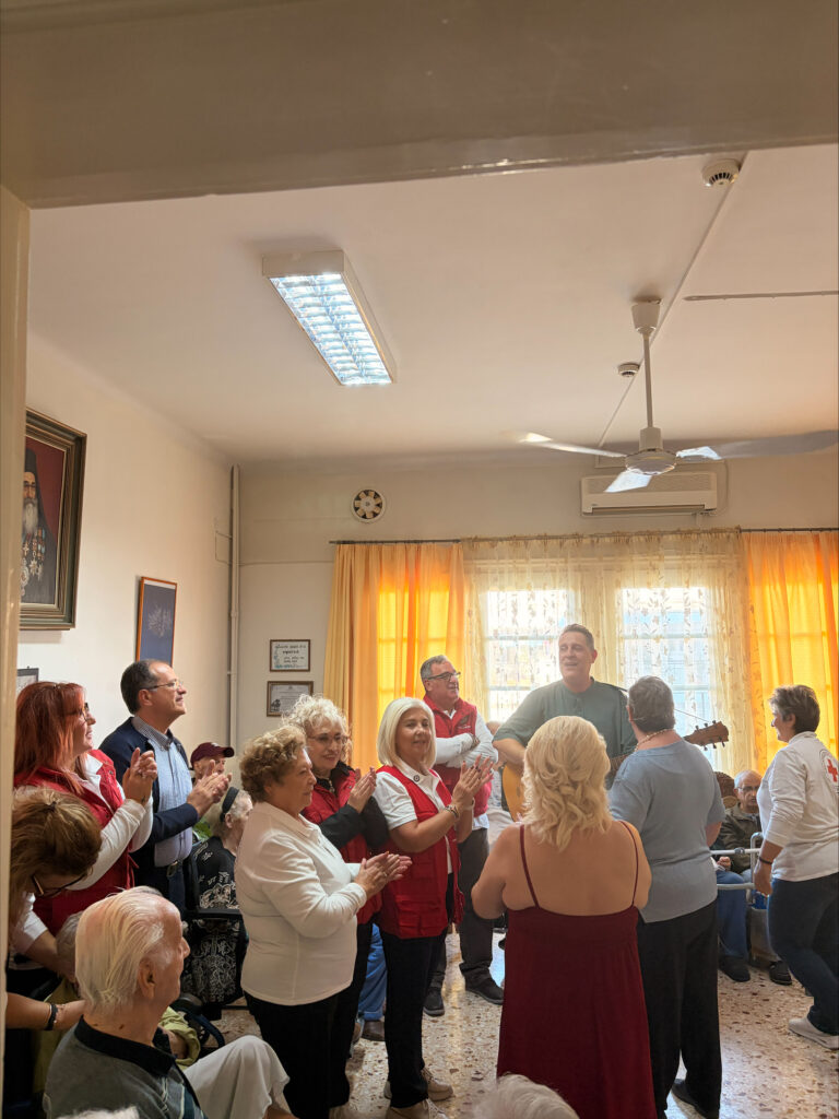 Επίσκεψη του Περιφερειακού Τμήματος Μυτιλήνης στη Μονάδα Ηλικιωμένων & Χρόνια πασχόντων «Ο Άγιος Γεώργιος»