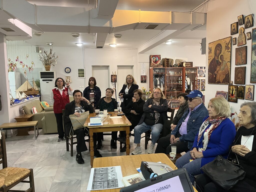 Δράση του Περιφερειακού Τμήματος Χαλκίδας στο 1ο ΚΑΠΗ του Δήμου Χαλκιδέων